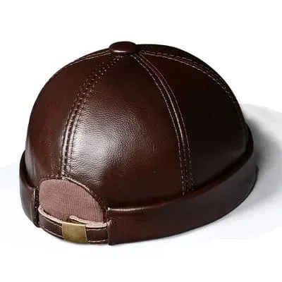Boston Genuine Leather Docker Cap