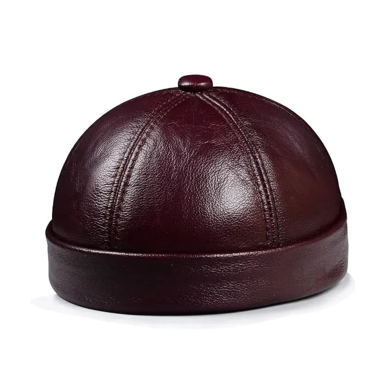 Boston Genuine Leather Docker Cap