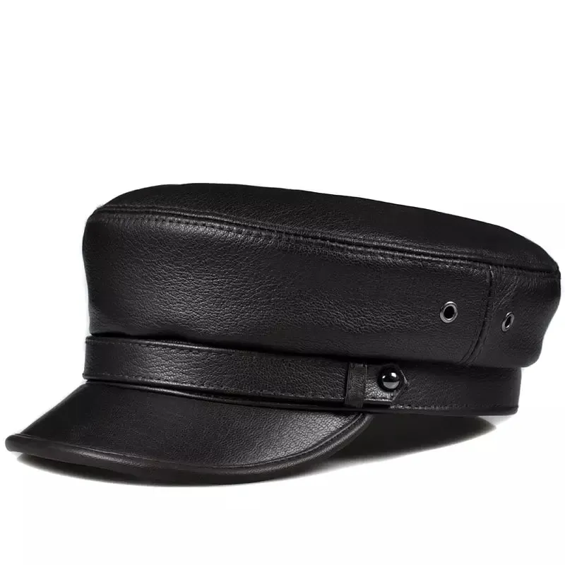 Bouillon Genuine Leather Sailor Cap