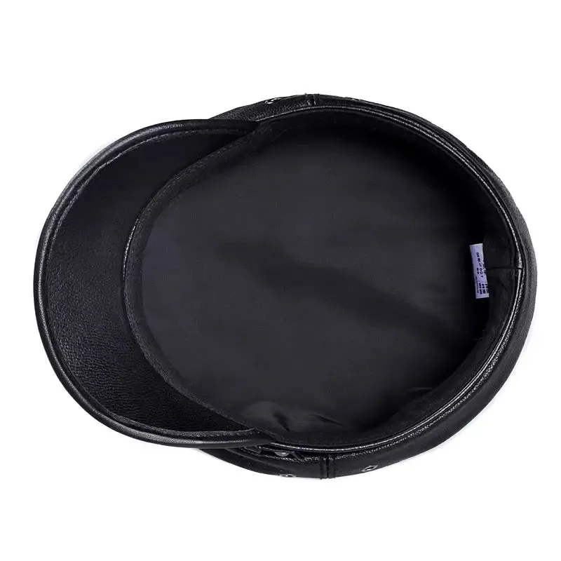 Bouillon Genuine Leather Sailor Cap