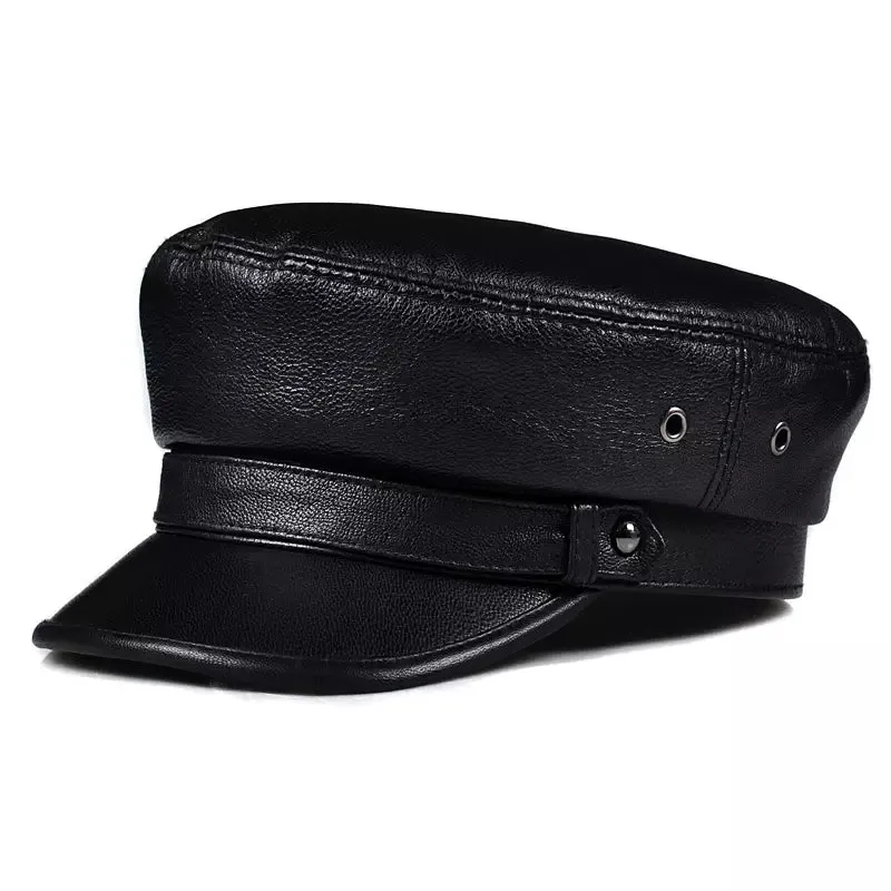 Bouillon Genuine Leather Sailor Cap