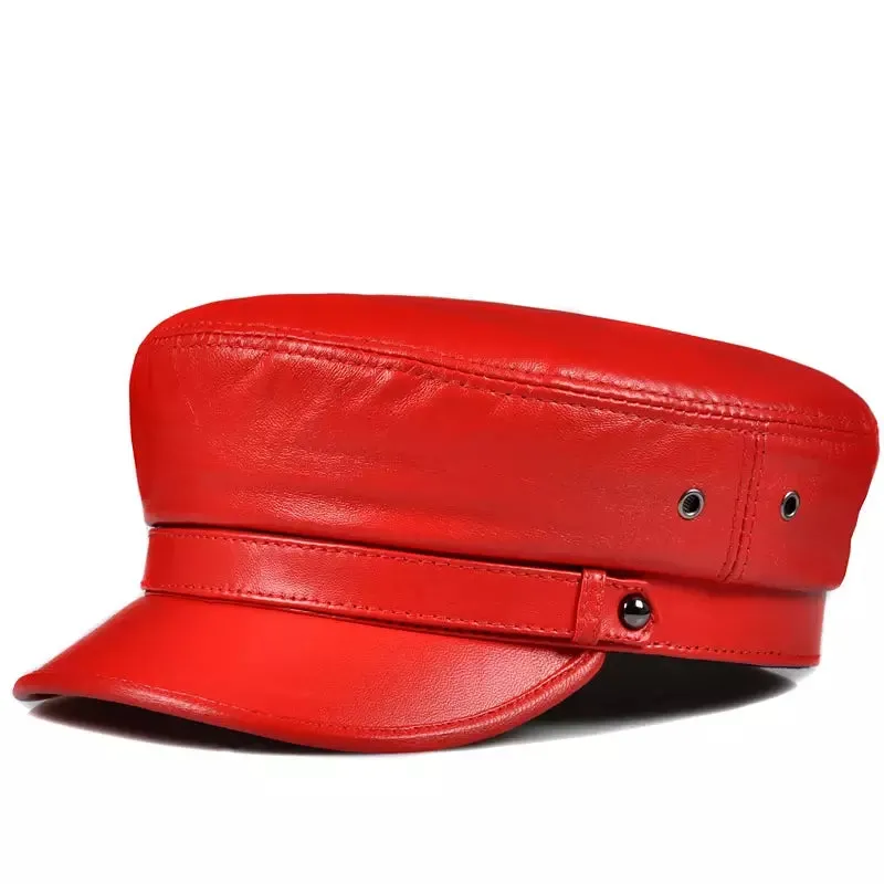 Bouillon Genuine Leather Sailor Cap