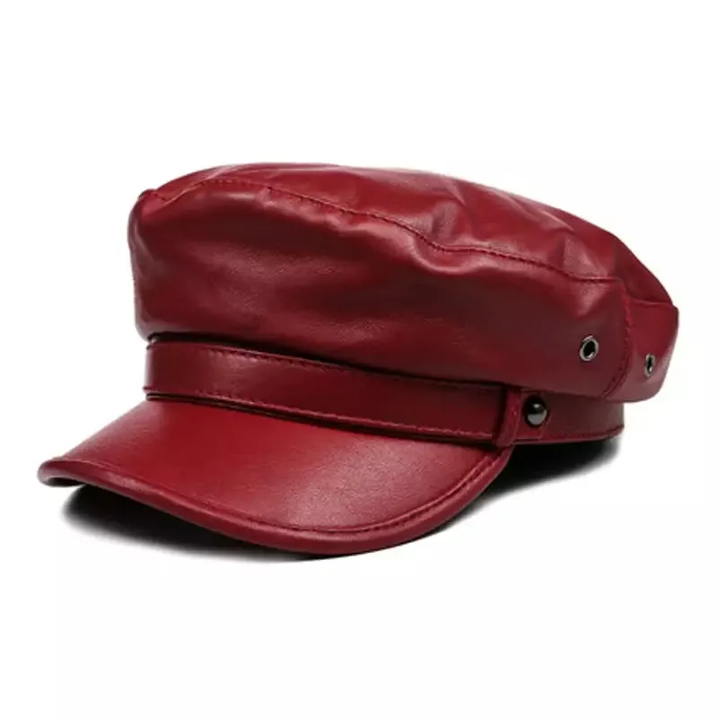 Bouillon Genuine Leather Sailor Cap