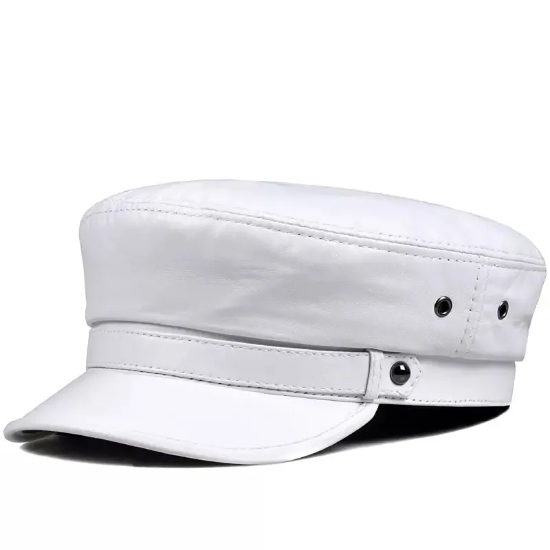 Bouillon Genuine Leather Sailor Cap