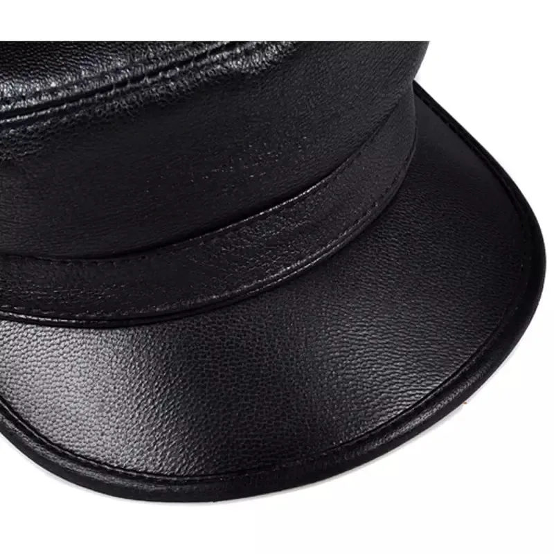 Bouillon Genuine Leather Sailor Cap