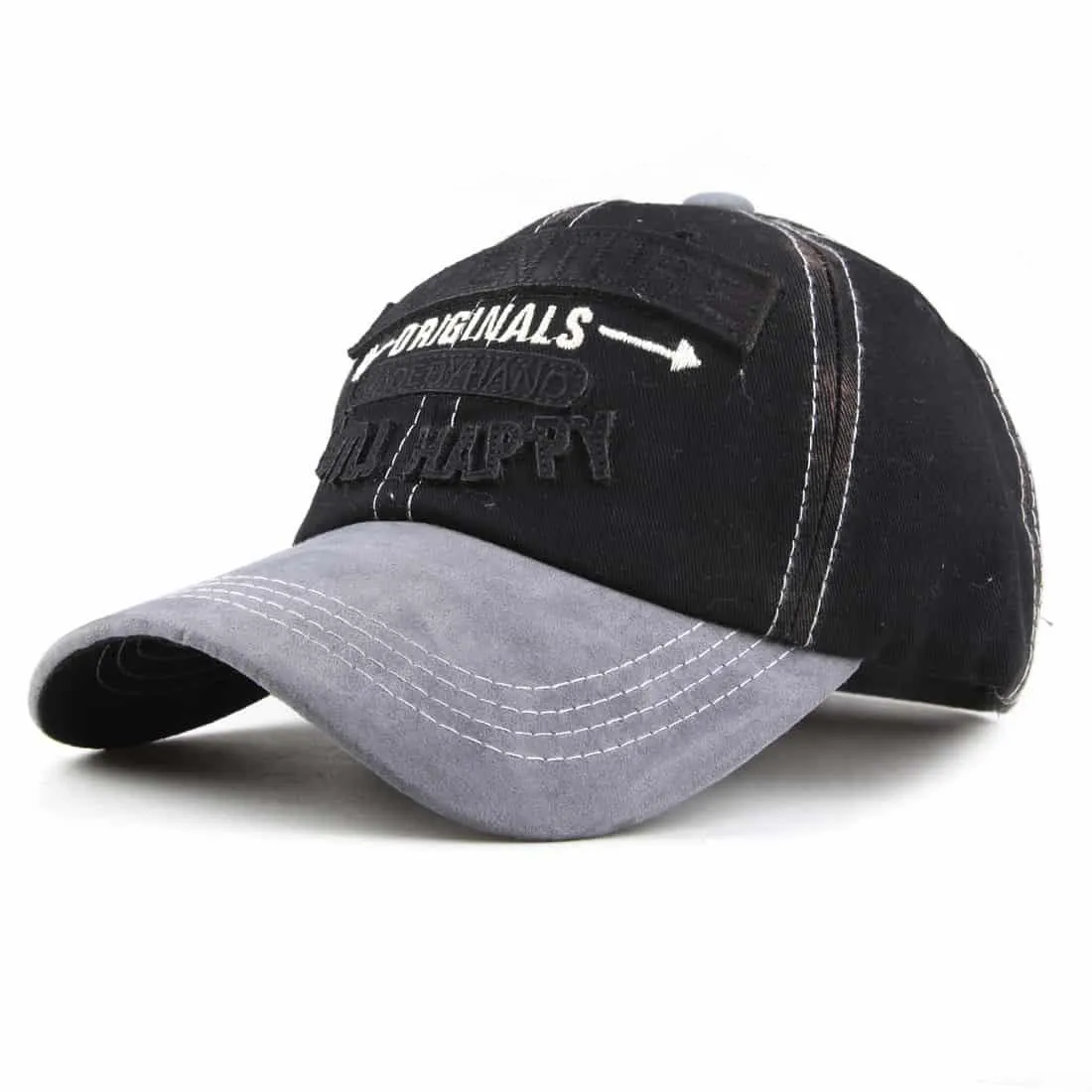 Brandon Embroidery Denim Baseball Cap