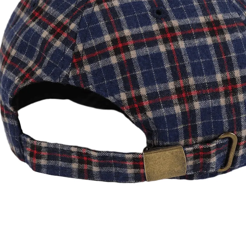 Bretagne Plaid Baseball Cap