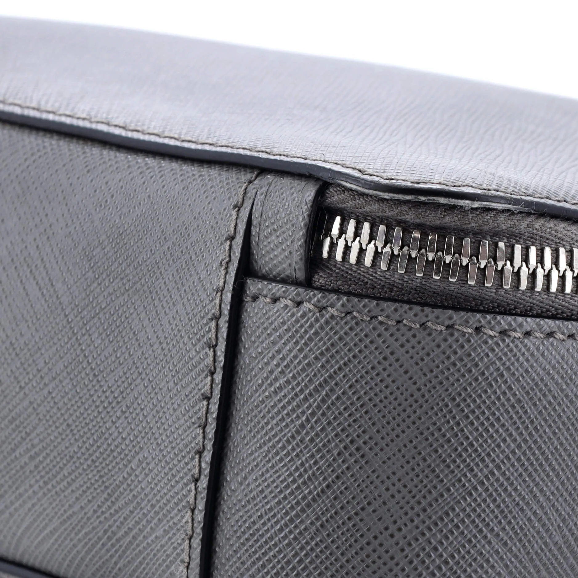 Brique Crossbody Bag Saffiano Leather Small