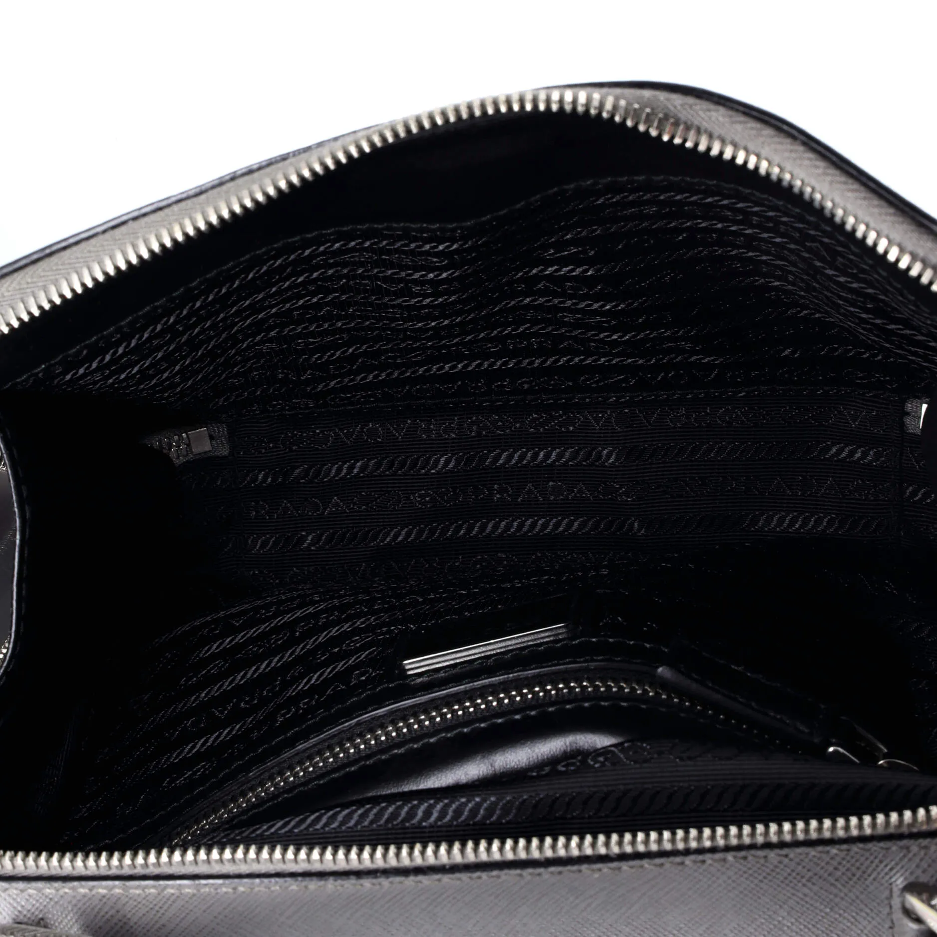 Brique Crossbody Bag Saffiano Leather Small