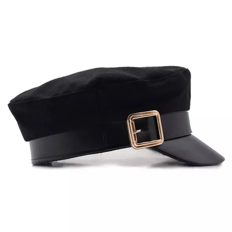 Bristol Black Cotton Sailor Cap