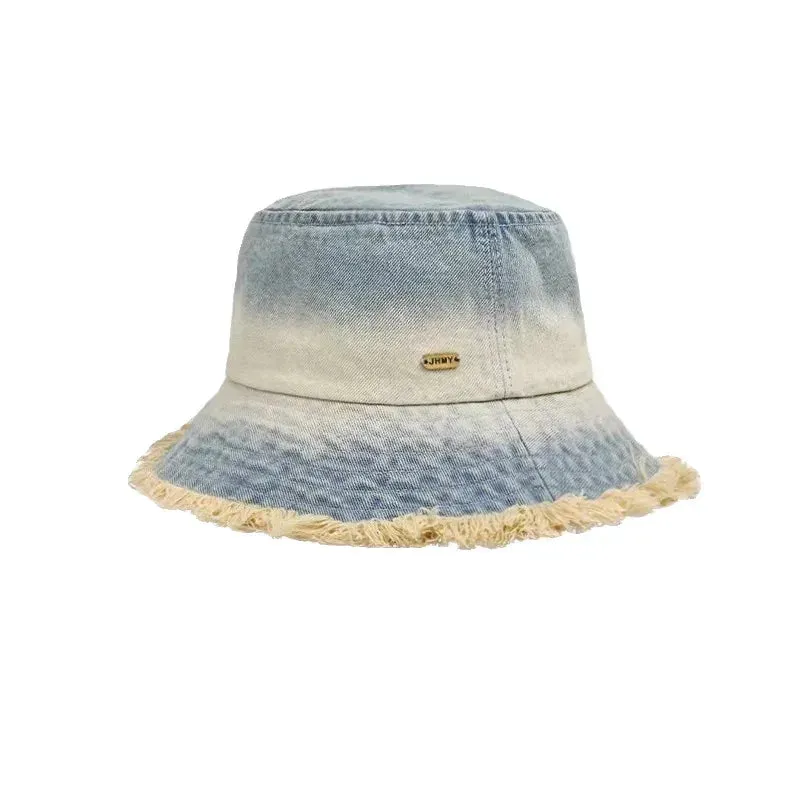 Brookland Faded Denim Bucket Hat