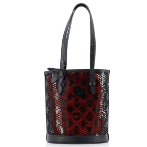 Bucket Bag Monogram Lace Leather PM stylish bucket bags