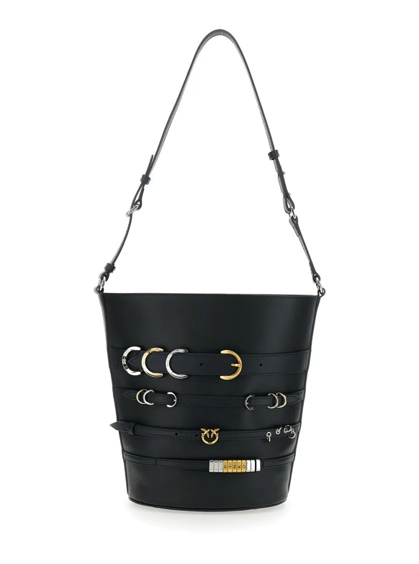 Bucket Bag With Love Birsa Diamond Cut Plaque stylish bucket bags