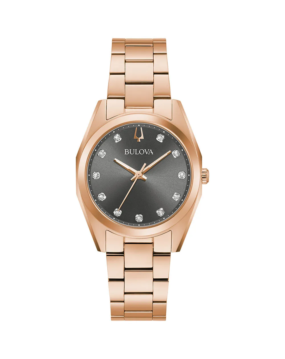 Bulova Classic Crystal Surveyor Dress Sport Women's Watch 97P156 