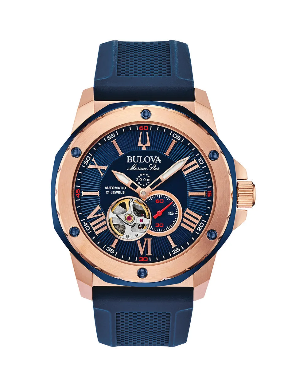 Bulova Marine Star Men's Watch 98A227 