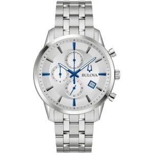 Bulova Men's Watch - Sutton Quartz Silver Dial Stainless Steel Bracelet | 96B404 Luxury Quartz Watch Quartz Watch Sale