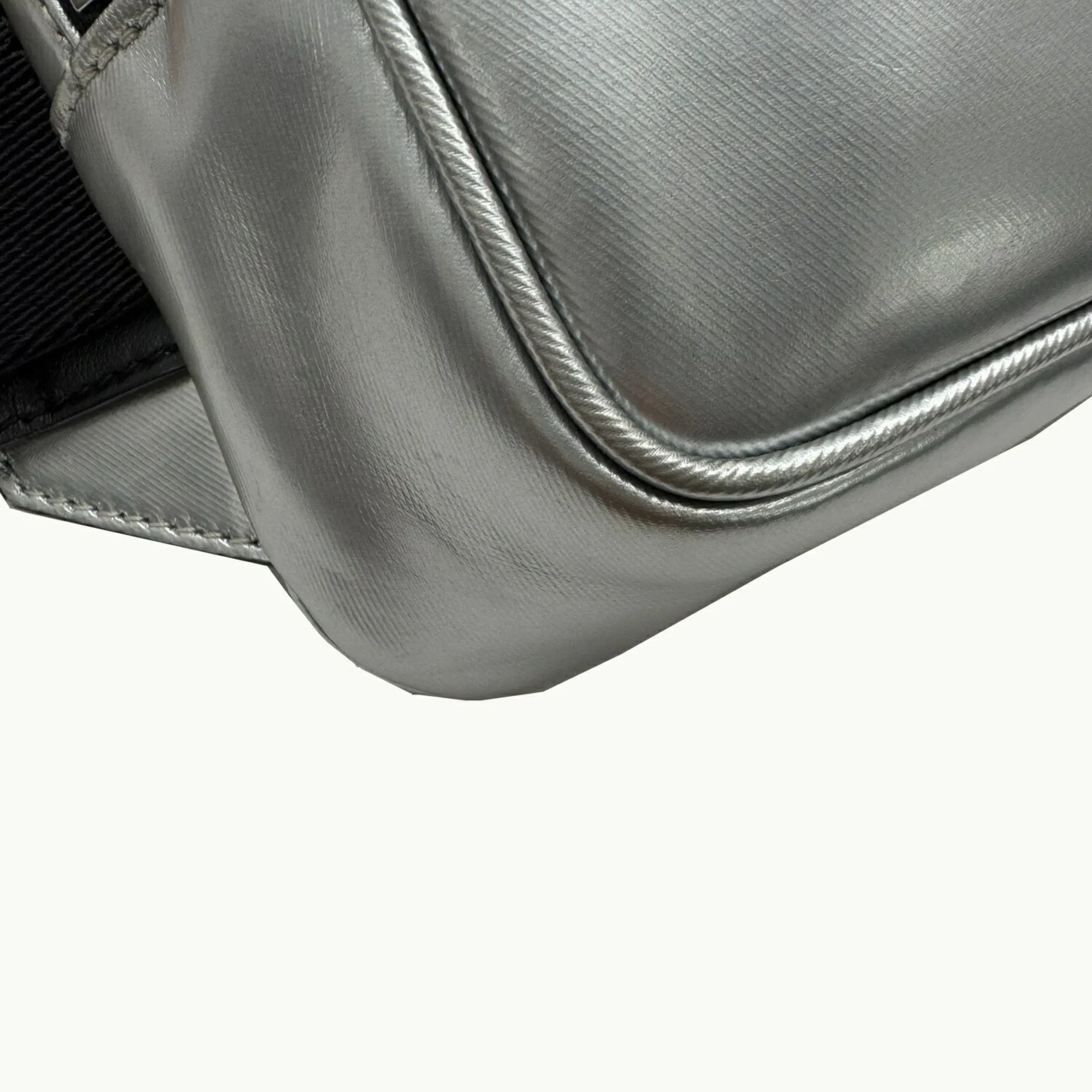 Burberry Canvas Leather Shoulder Bag Sling Bag (Pre-Owned)