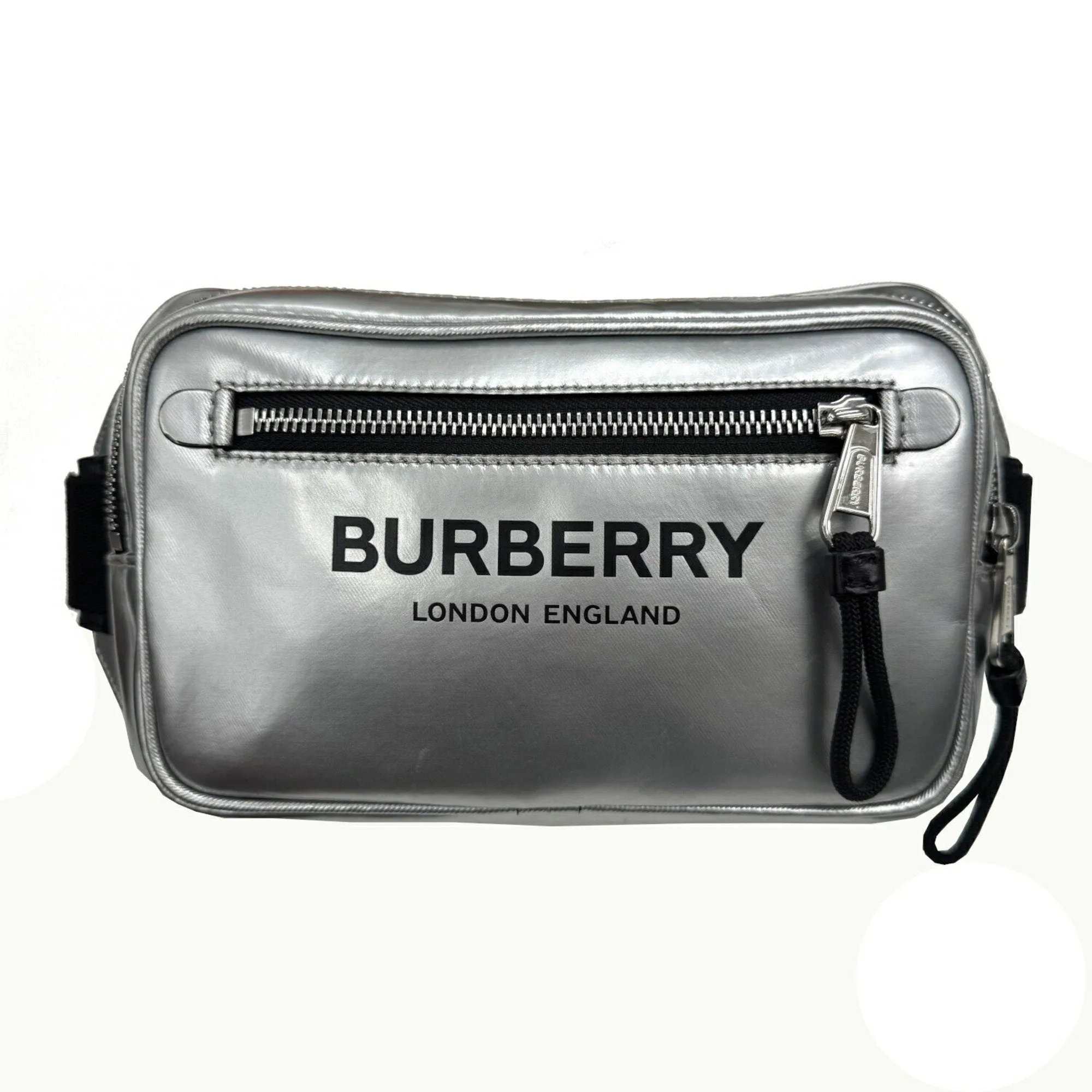 Burberry Canvas Leather Shoulder Bag Sling Bag (Pre-Owned) belt bags on sale