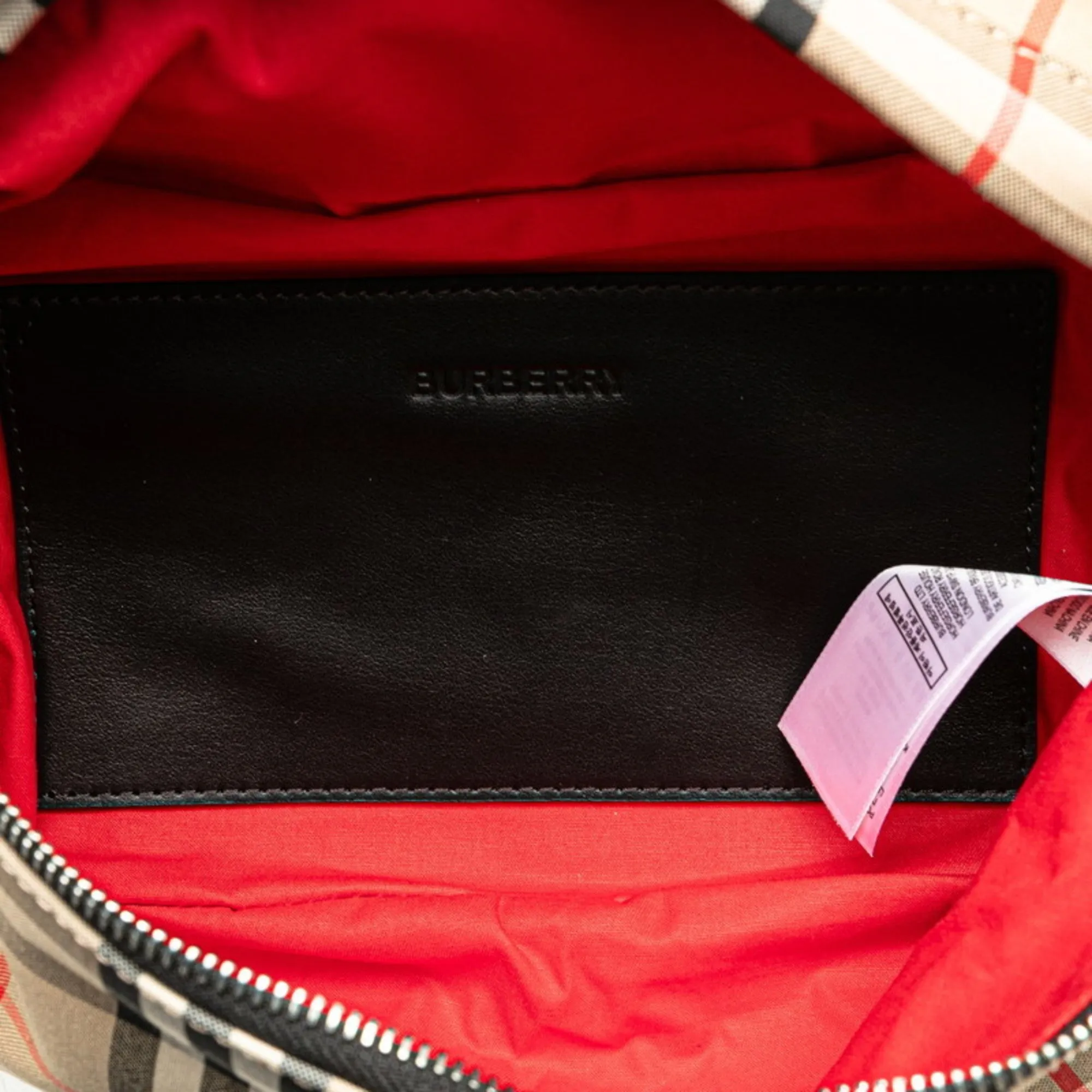 Burberry Canvas Leather Sling Bag (Pre-Owned)