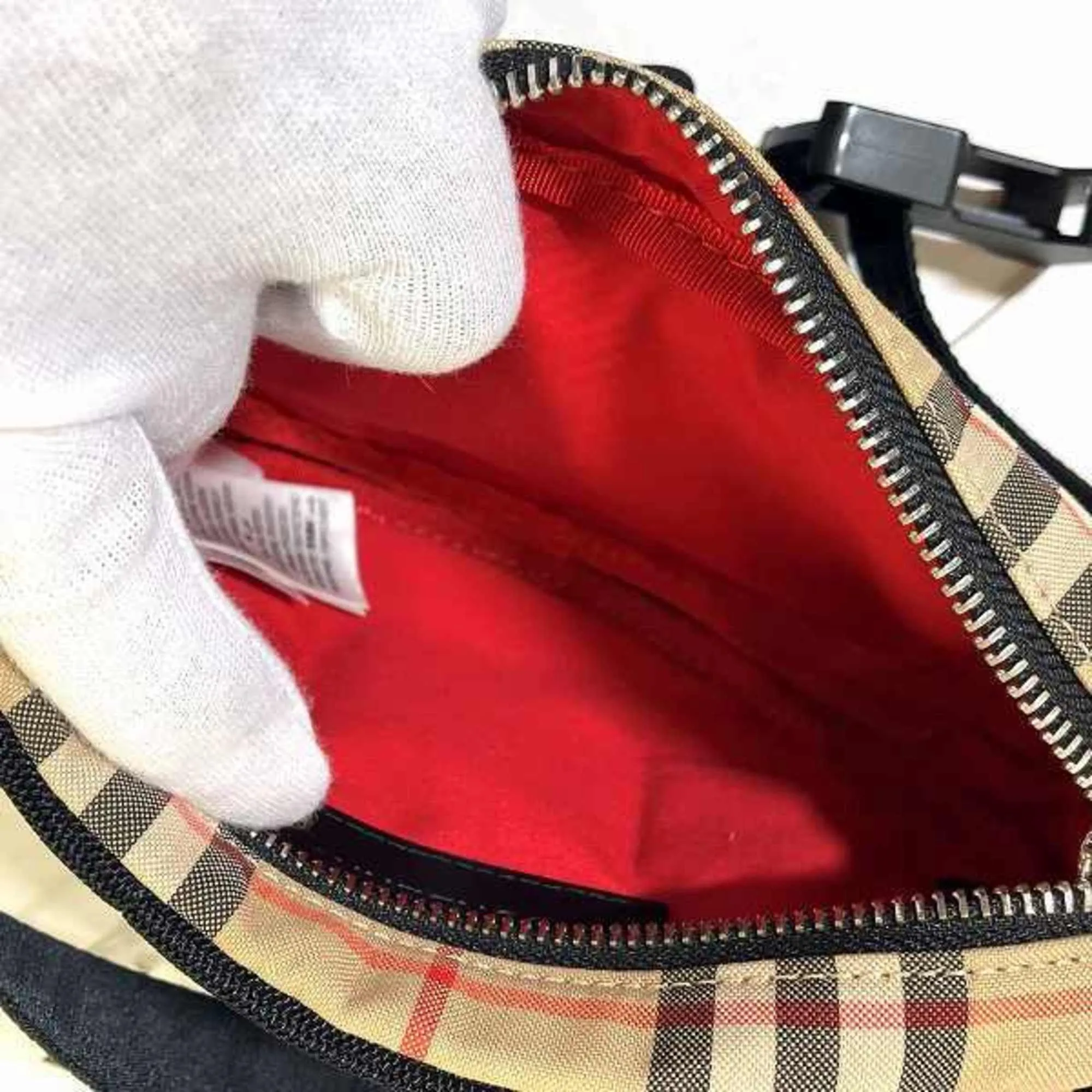 Burberry  Color Cotton Polyester Fanny Pack Sling Bag (Pre-Owned)