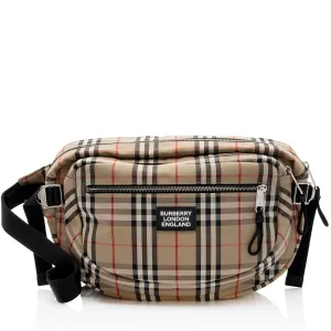Burberry Econyl Vintage Check Cannon Large Bumbag belt bags on sale