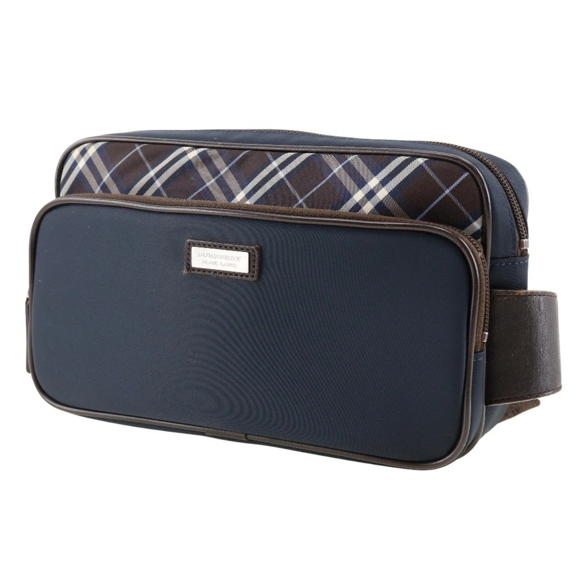 Burberry Label Nylon Sling Bag (Pre-Owned)