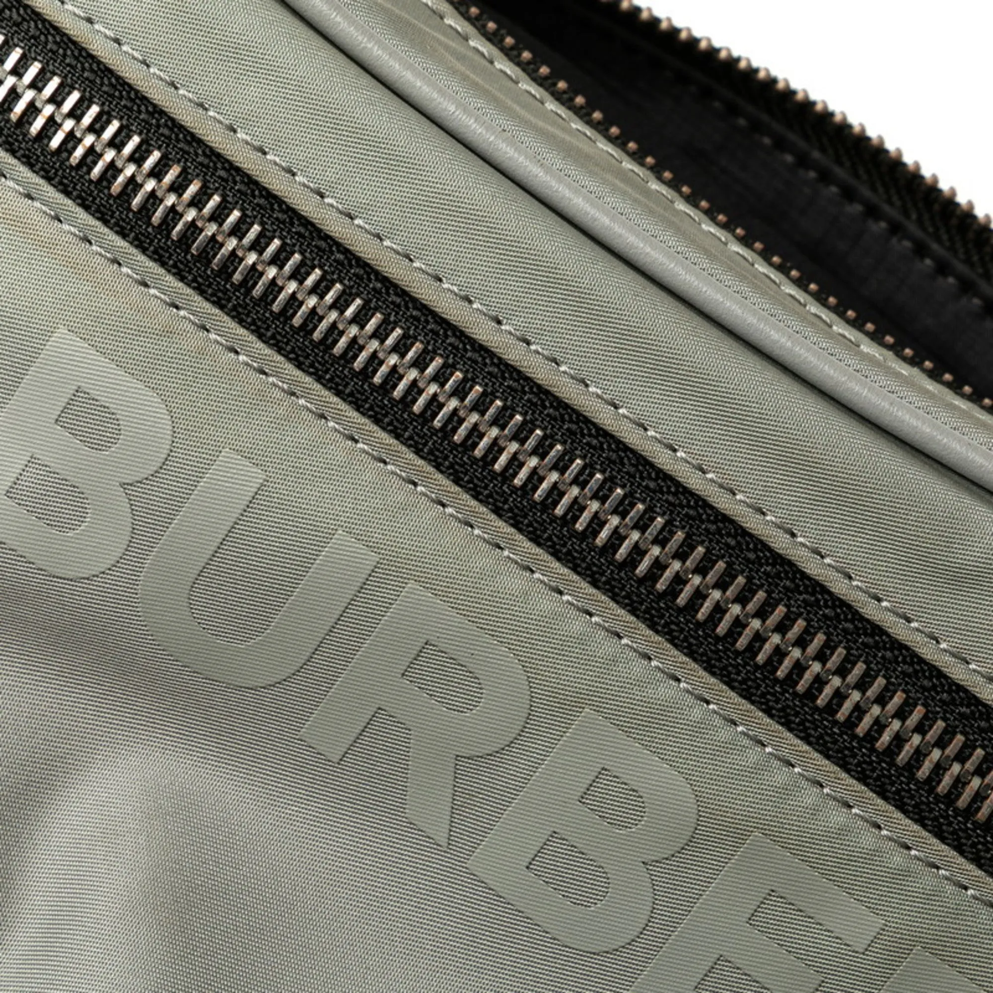 Burberry Nylon Leather Sling Bag (Pre-Owned)