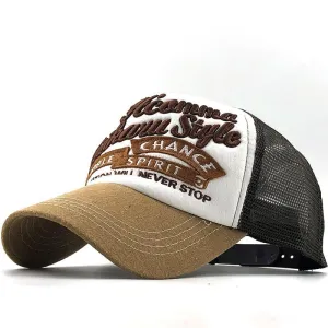 Burnquist Classic Baseball Cap stylish boater hat with ribbon on model