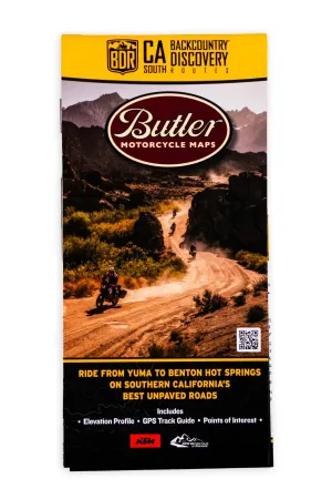 Butler Maps | California-South Backcountry Discovery Route Map camp tool kit sale lightweight camp multi tool compact camp repair kit