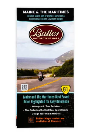 Butler Maps | Maine & The Maritimes G1 Map camp tool kit sale lightweight camp multi tool compact camp repair kit