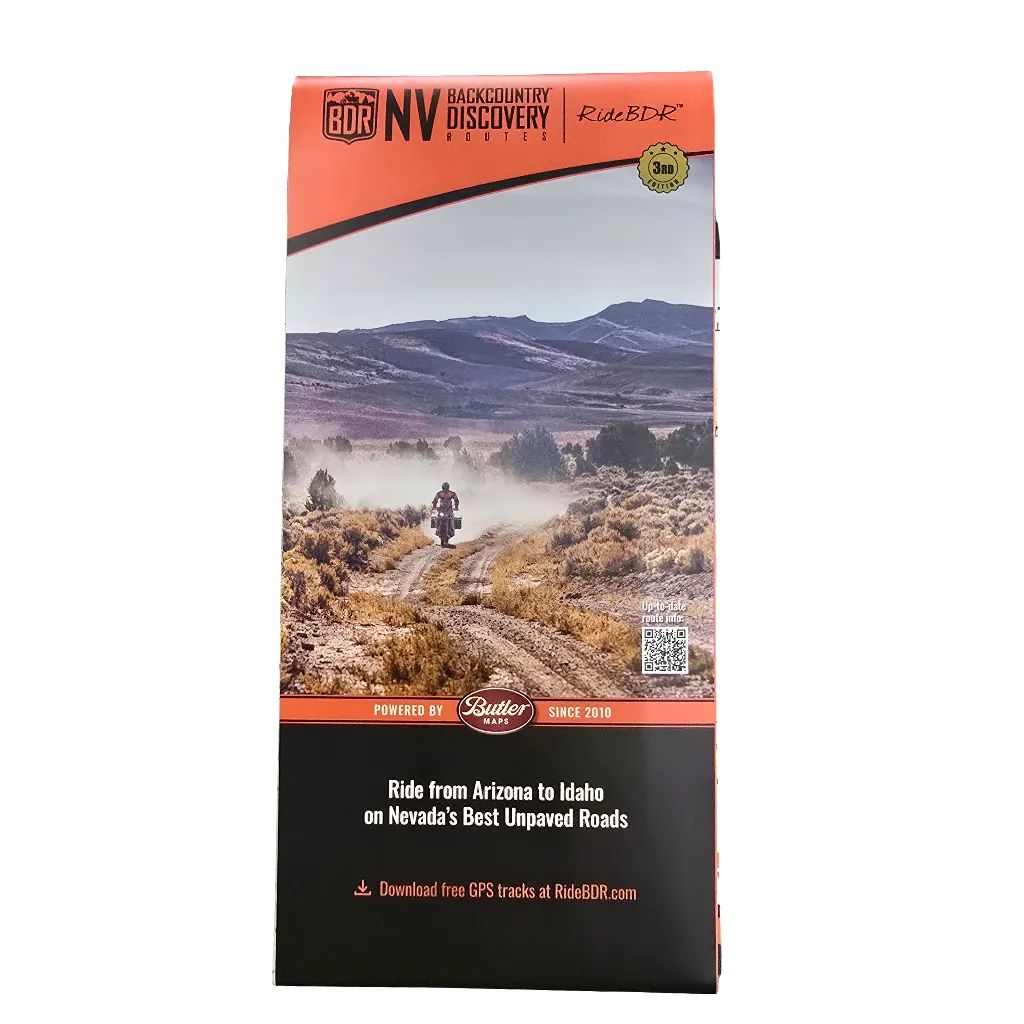 Butler Maps | Nevada Backcountry Discovery Route (NVBDR) Map - V3 camp tool kit sale lightweight camp multi tool compact camp repair kit