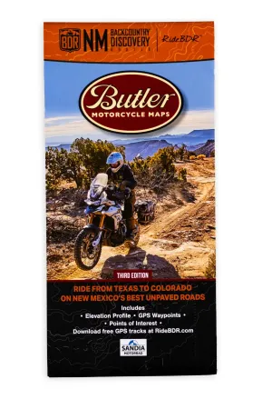 Butler Maps | New Mexico Backcountry Discovery Route (NMBDR) Map 3nd Edition camp tool kit sale lightweight camp multi tool compact camp repair kit