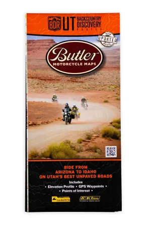 Butler Maps | Utah Backcountry Discovery Route (UTBDR) Map camp tool kit sale lightweight camp multi tool compact camp repair kit