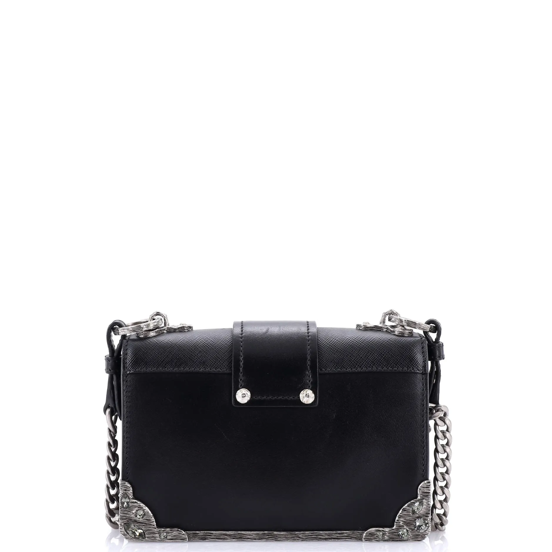 Cahier Chain Crossbody Bag City Calf and Saffiano Small
