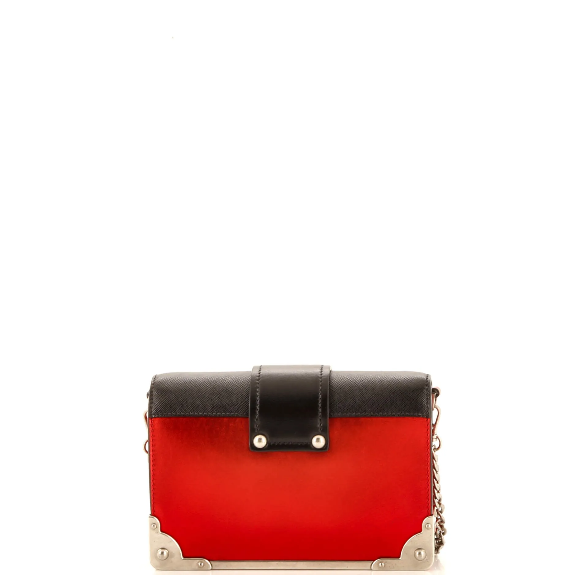 Cahier Chain Crossbody Bag City Calf and Saffiano Small