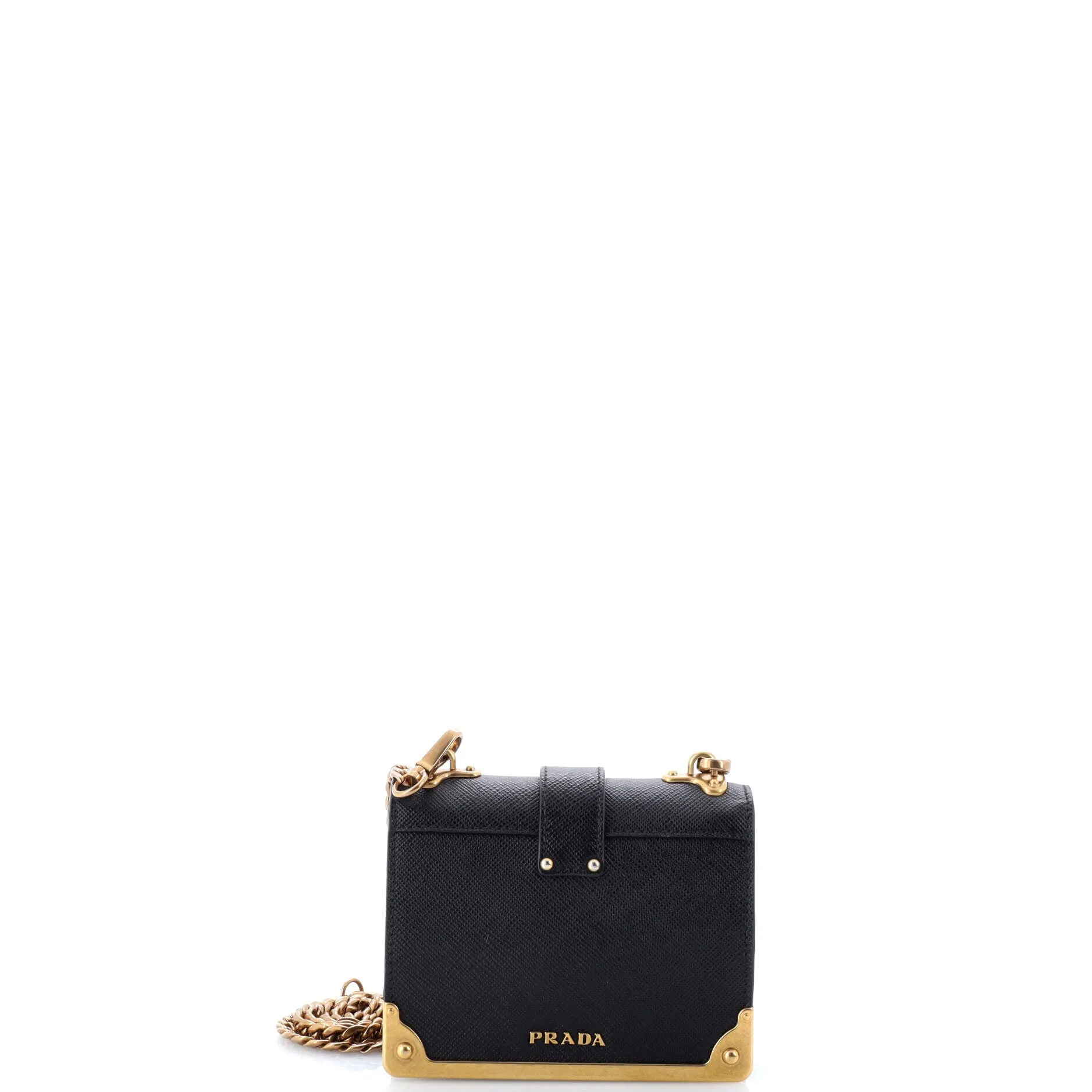 Cahier Crossbody Bag Embellished Leather Micro