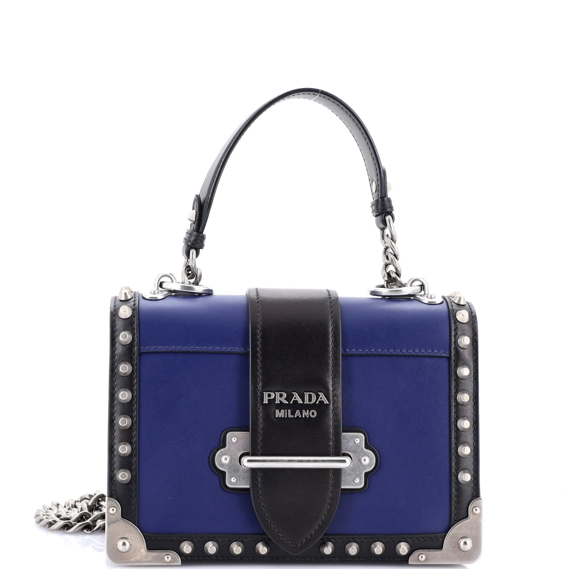 Cahier Crossbody Bag Studded Leather Small