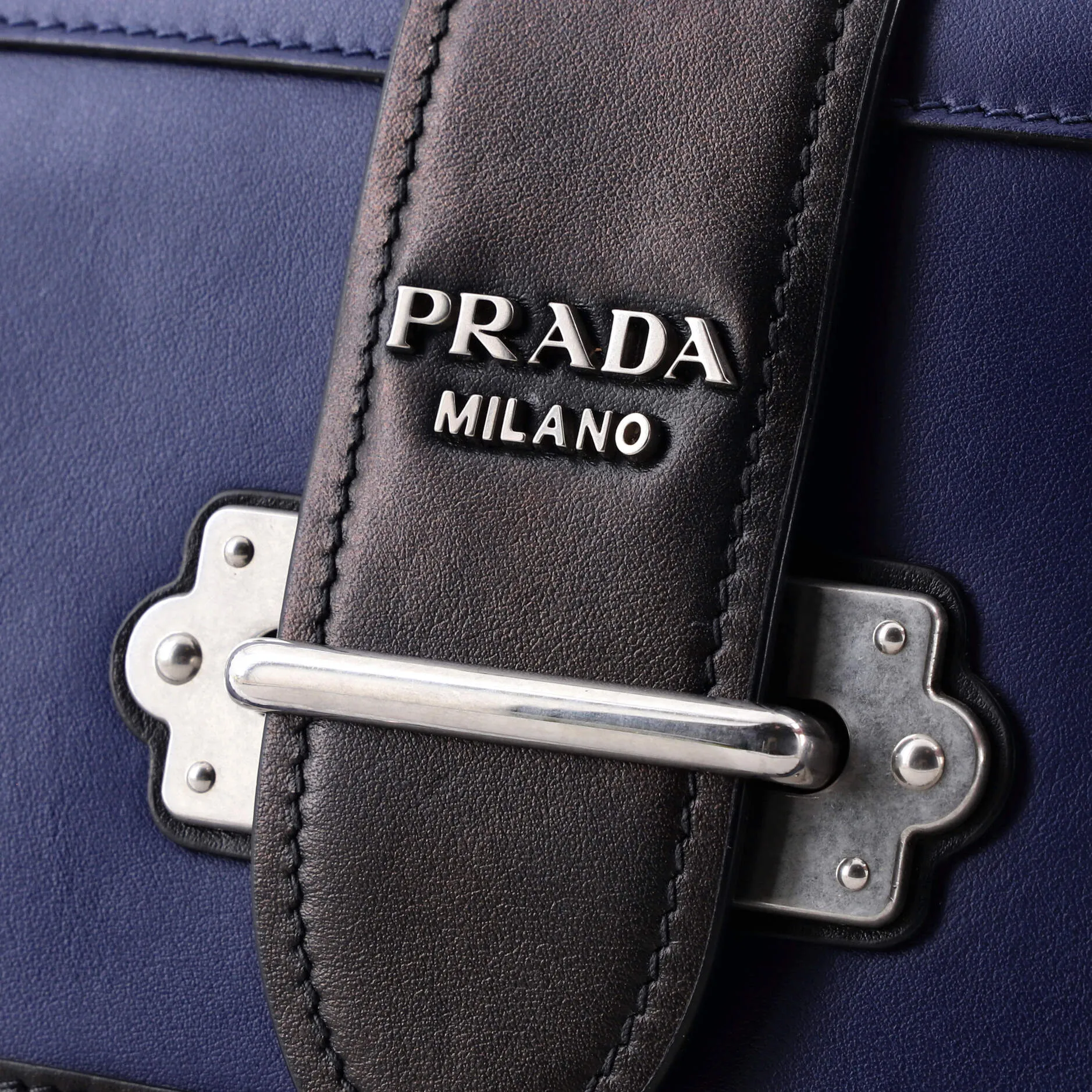 Cahier Crossbody Bag Studded Leather Small