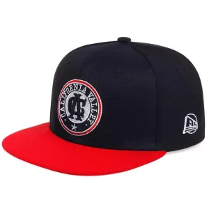 California Valley Snapback Cap boater hat with bow in beach sunlight