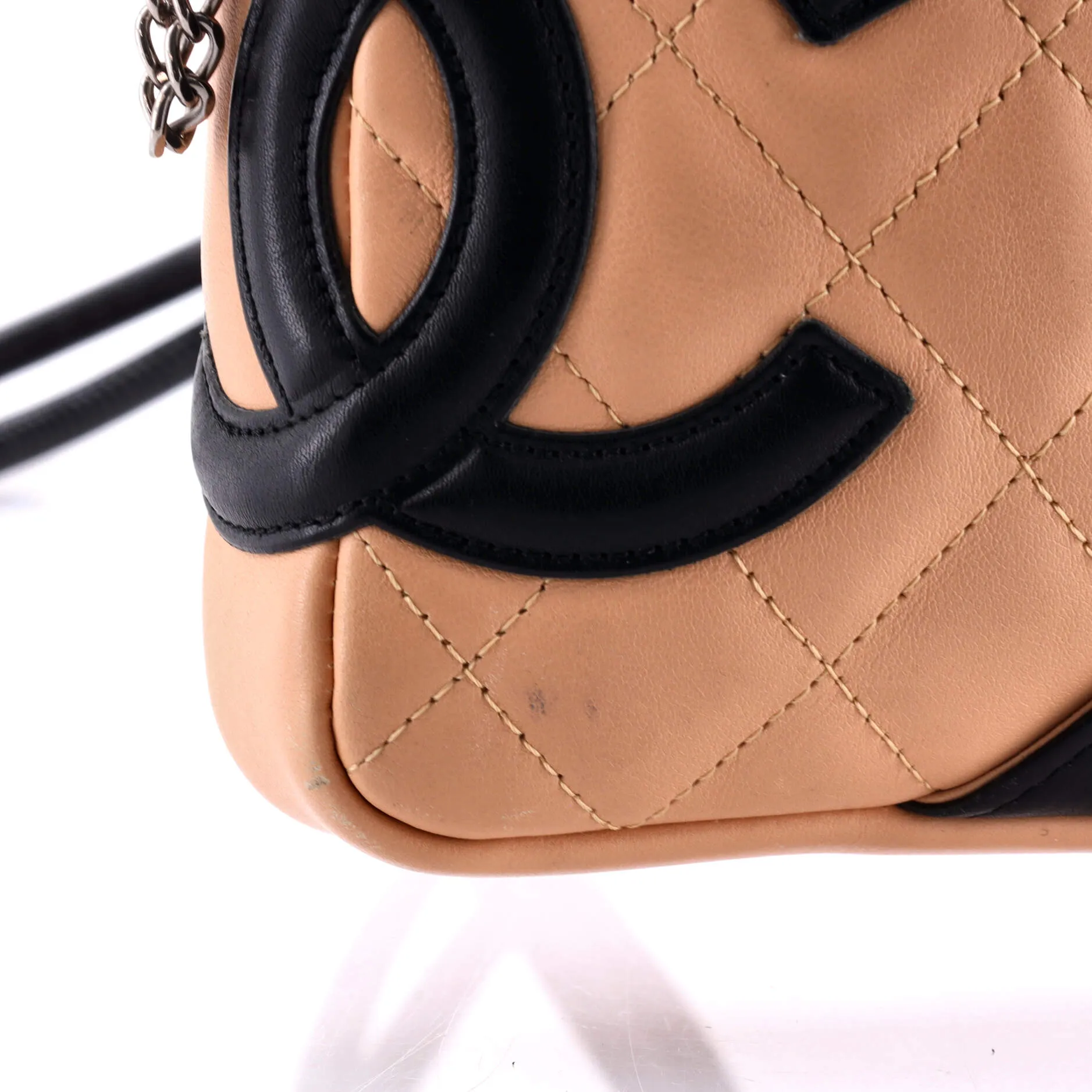 Cambon Crossbody Bag Quilted Leather Small
