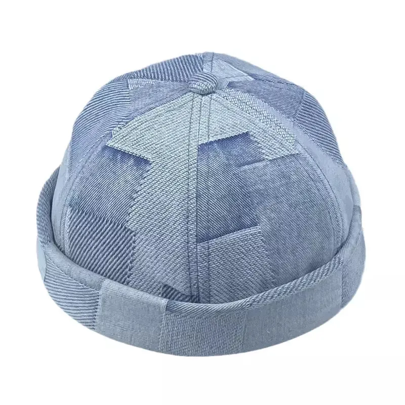 Camden Patchwork Denim Docker Cap