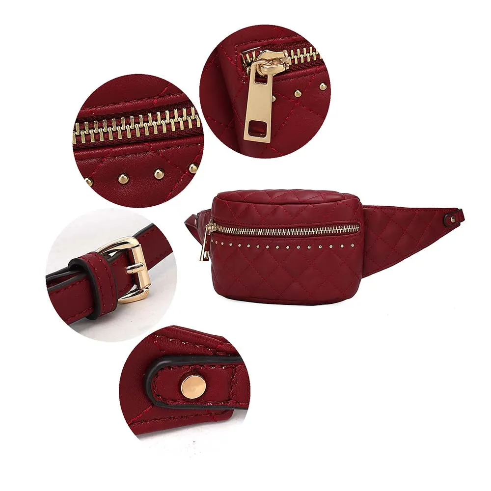 Camilla Quilted Belt Waist Bag by Mia K