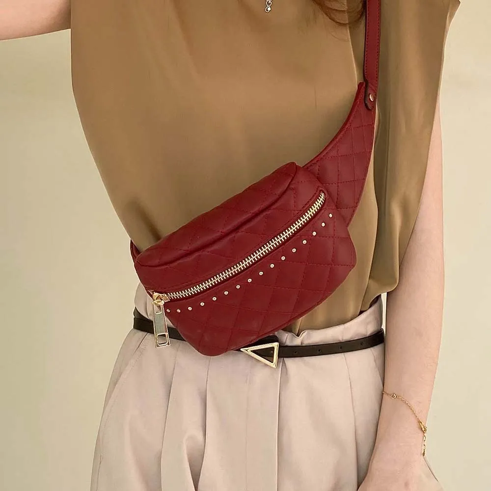Camilla Quilted Belt Waist Bag by Mia K