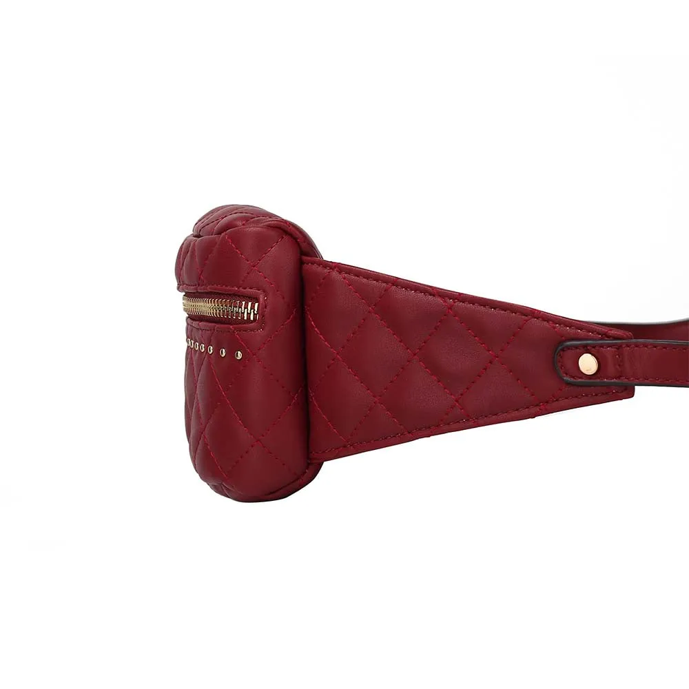 Camilla Quilted Belt Waist Bag by Mia K