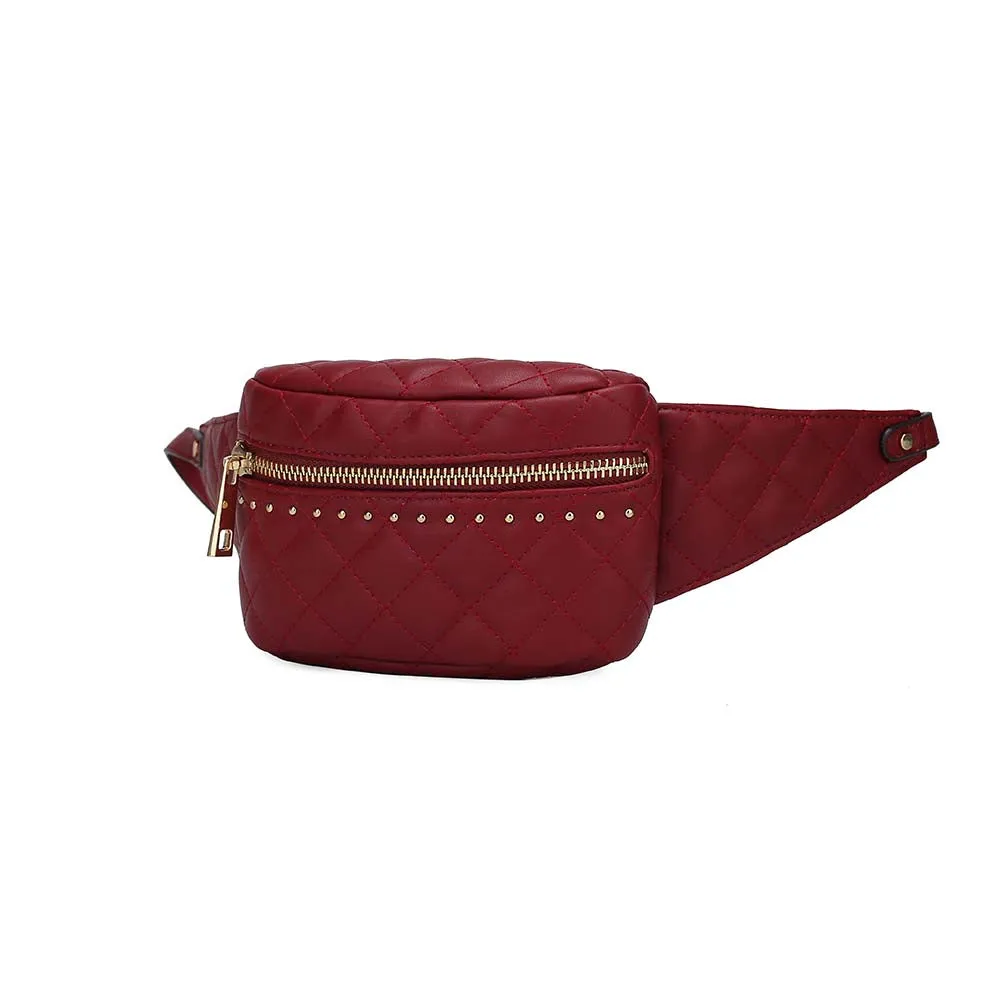Camilla Quilted Belt Waist Bag by Mia K