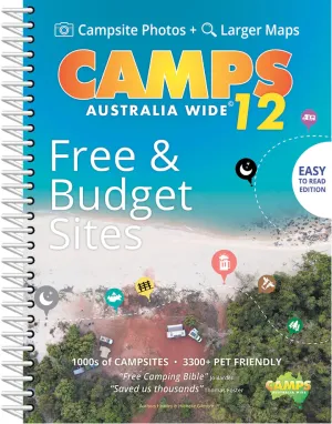 Camps 12 Easy to Read, Campsite Photos and Larger Maps (B4 size) camp map guide sale waterproof hiking map topographic camping map