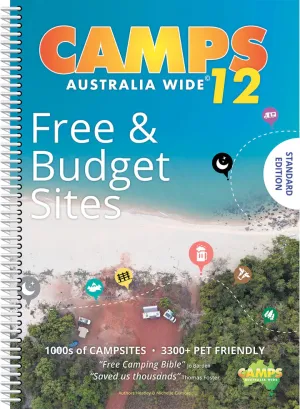 Camps 12 Standard Edition Spiral Bound (A4) camp map guide sale waterproof hiking map topographic camping map