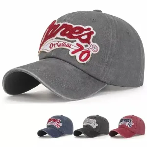 Canes Original 70 Baseball Cap boater hat with bow in beach sunlight