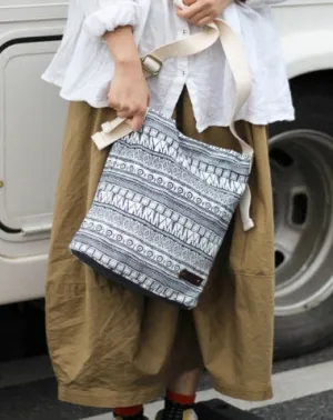 Canvas Bohemian Print Small Shoulder Bags Tote Womens Canvas Bucket Tote Bags for Women cheap online