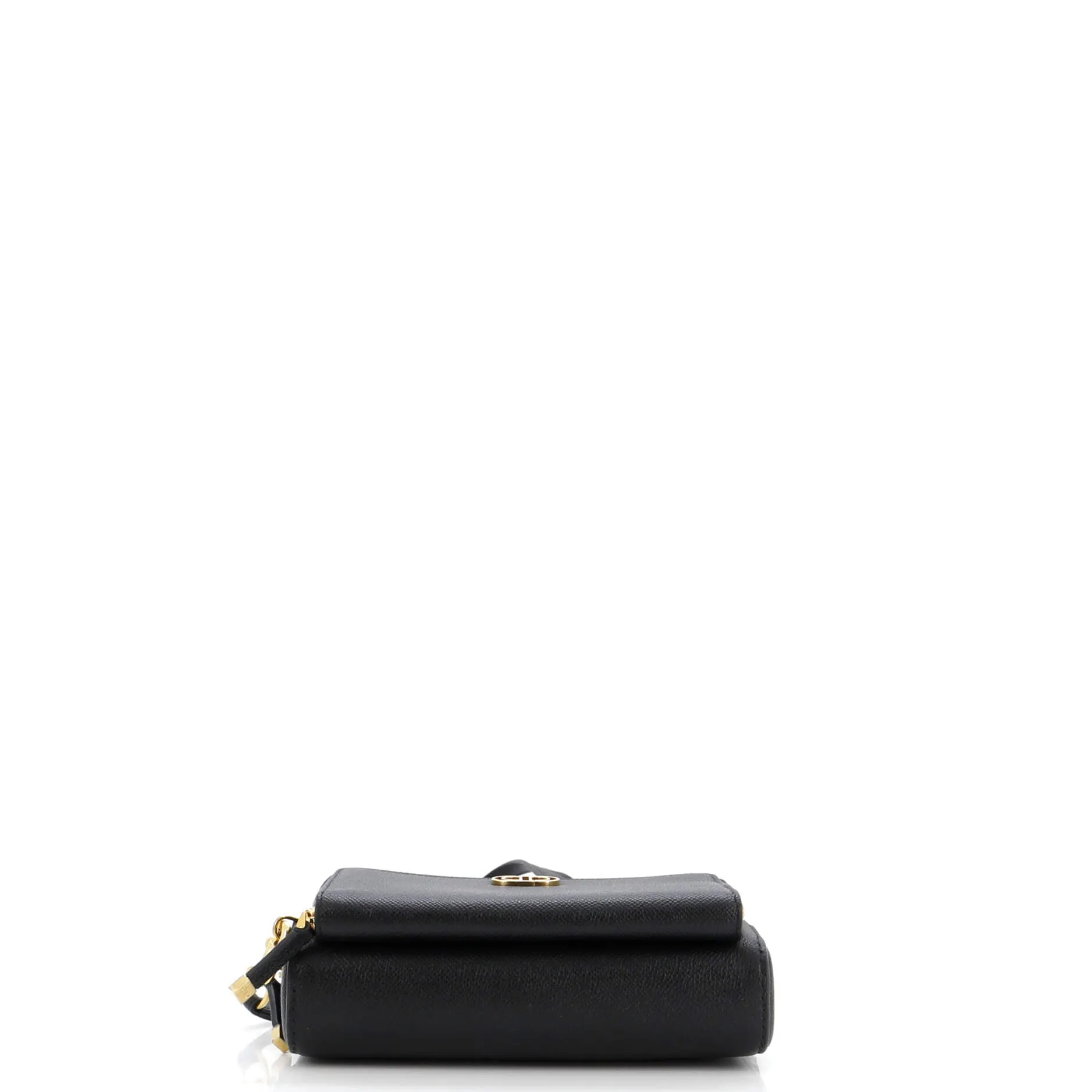 Caro Double Pouch Crossbody Bag Leather
